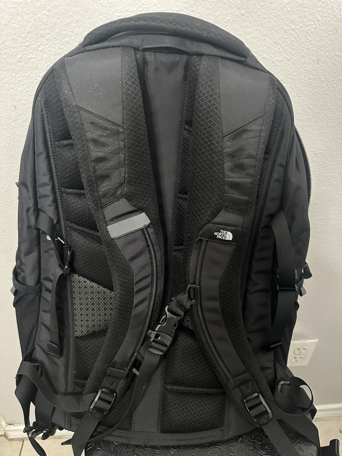 The North Face Generator Backpack Daypack Laptop Black Embroidered 4