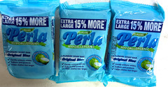 Perla Hypoallergenic Laundry Detergent Bar Soap Coconut Oil 110g X3 New Sealed