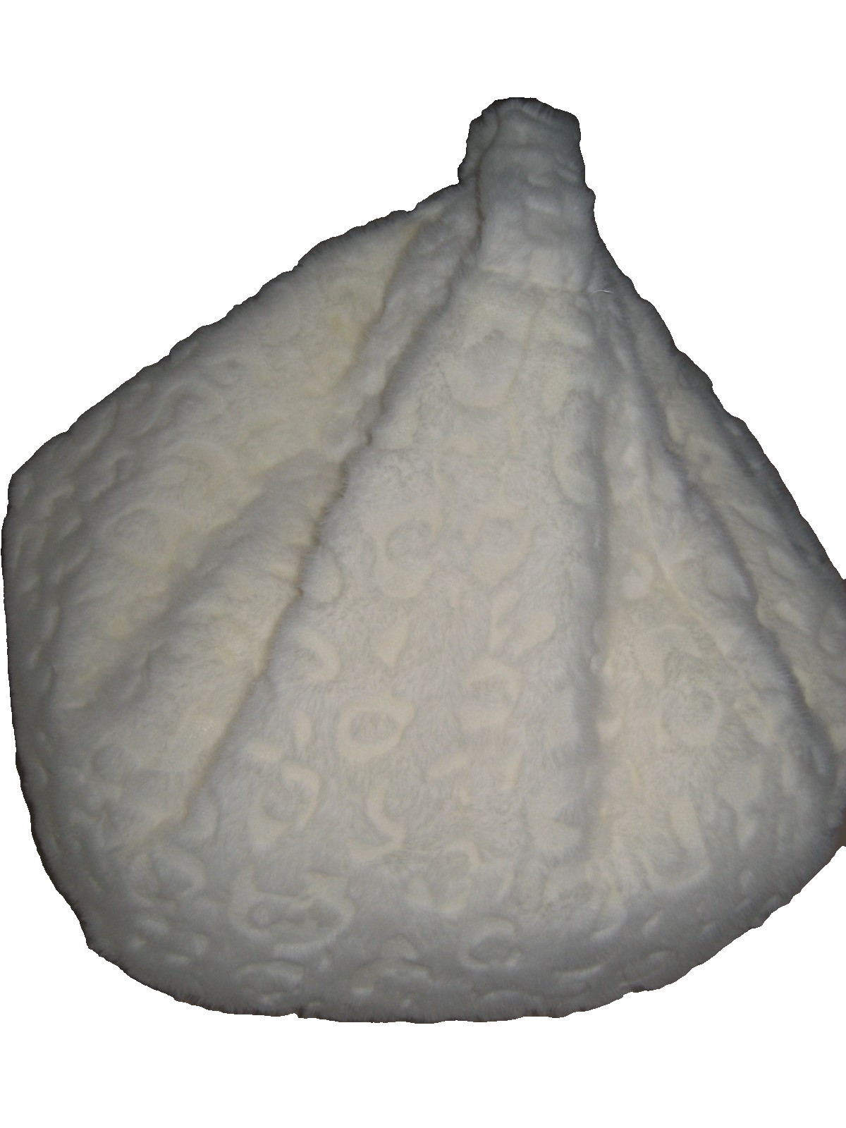 UGG Miley Mini Lap Ivory Faux Fur Tablet Pouf Bean Bag Poof Holder M2 gallery