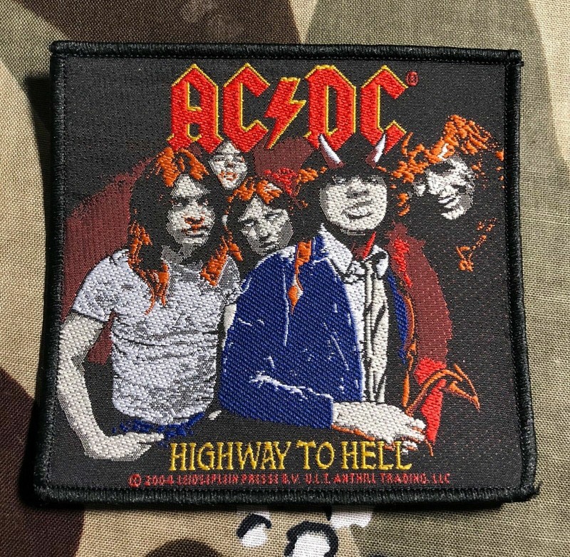 AC/DC Highway To Hell Woven Patch A065P gallery