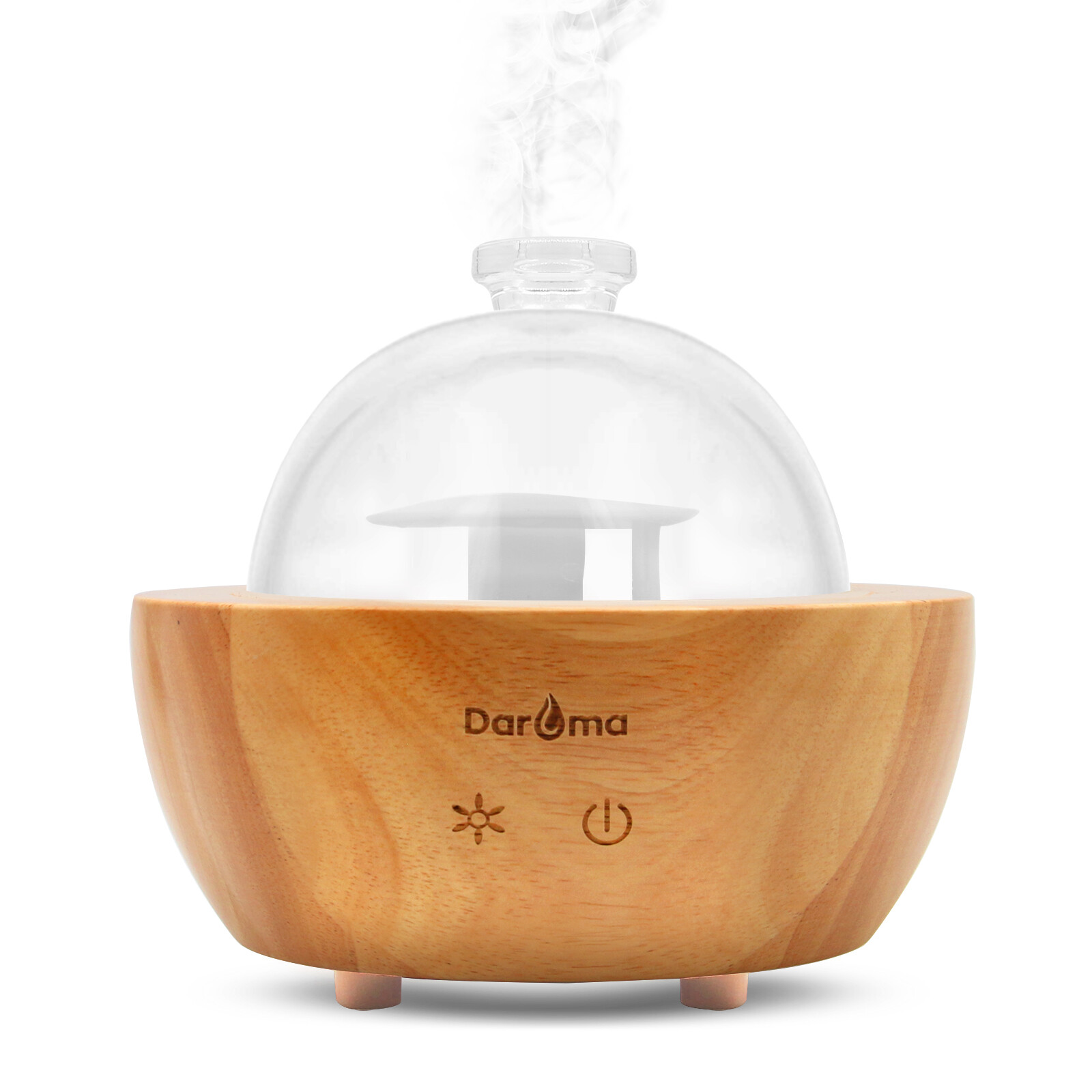 Daroma Glass Dome Essential Oil Diffuser,200ml Real Wood Base,AirRoom Humidifier gallery