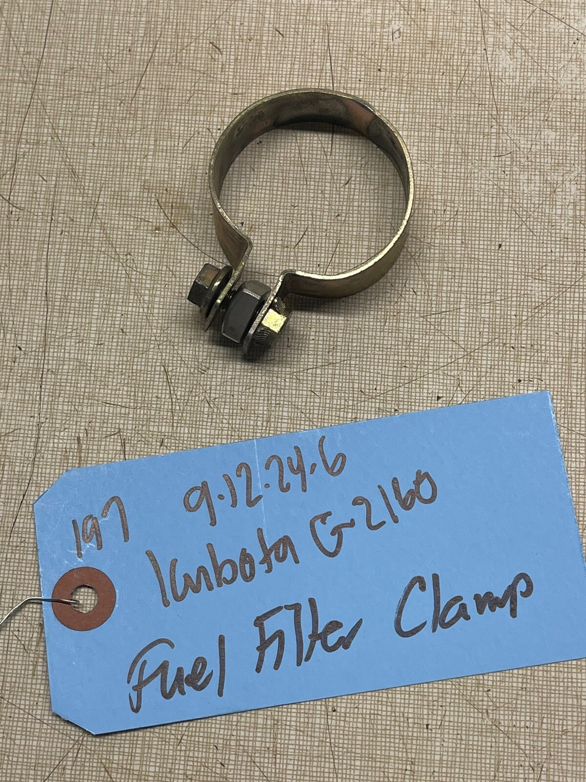 Kubota G2160 Tractor Fuel Filter Clamp gallery