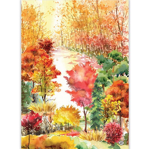 Michel Design Works Orchard Breeze Fall Autumn Foliage Cotton Kitchen Towel gallery