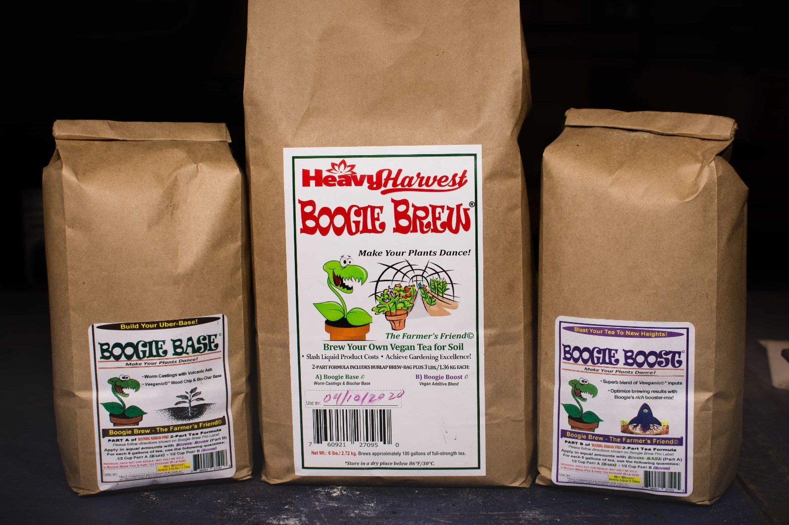 Boogie Brew Compost Tea 6 lb + FREE 1 lb Insect Frass Organic Fertilizer Kit gallery