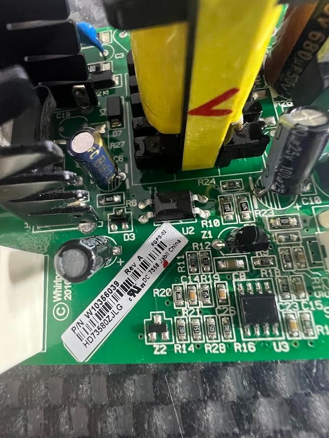 Whirlpool Refrigerator Control Board OEM, W10356039 gallery