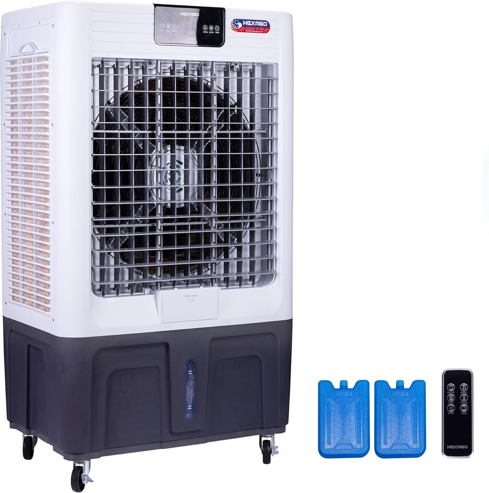 High-Performance 10000 CFM Evaporative Cooler with Remote & 29 Gal Tank