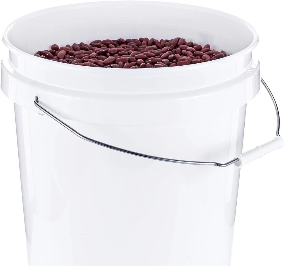 United Solutions 5 Gallon Bucket - 3 Pack, White, Heavy Duty BPA-Free White gallery