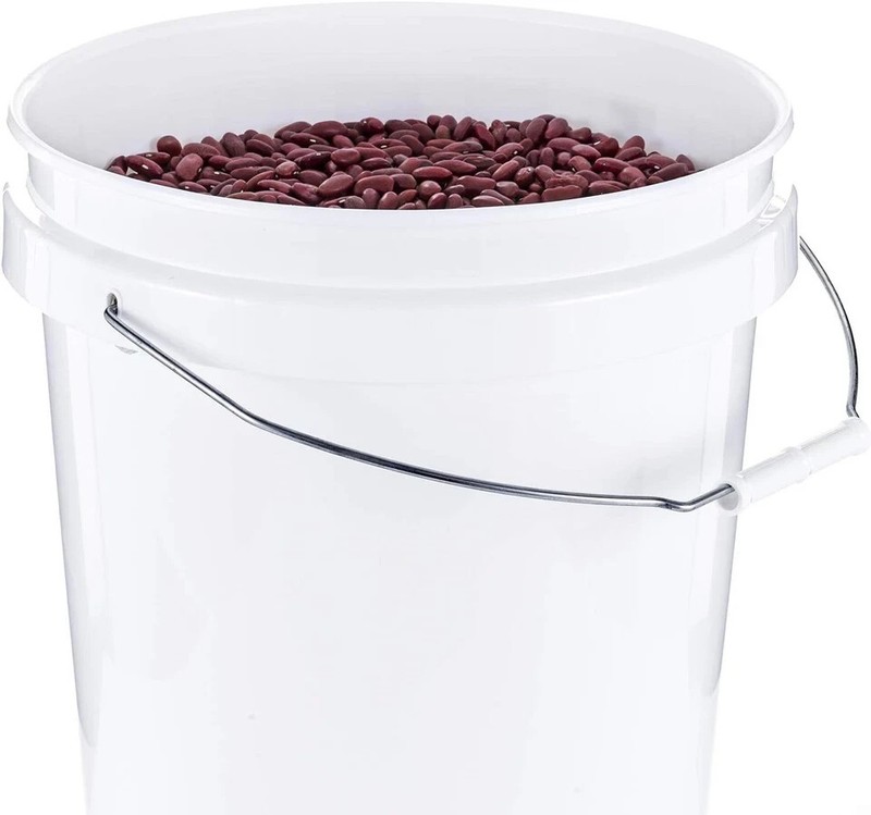 United Solutions 5 Gallon Bucket - 3 Pack, White, Heavy Duty BPA-Free White gallery