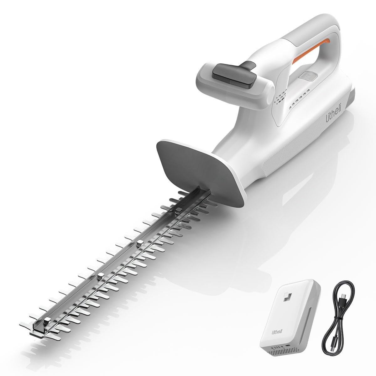 20V Cordless Hedge Trimmer 16" 5/8" Cut, 2.5Ah Battery Included, 3.75LBS Ultr... gallery