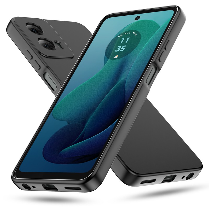 Liquid Silicone Soft Case For Moto G 5G 2024 Shockproof Dropproof Durable Cover