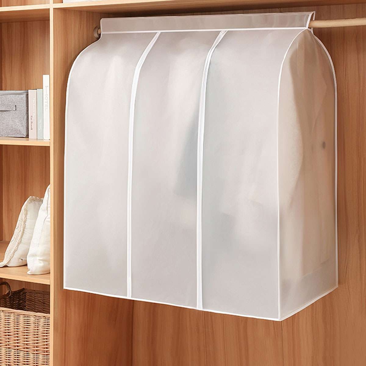 Clothes Garment Dust Cover Storage Protector Dress Wardrobe Coat Hanger Bag gallery