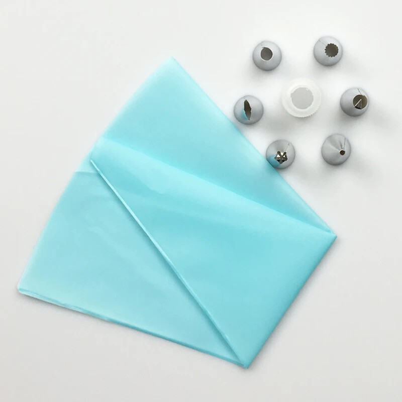 8 PCS Set Silicone Kitchen Accessories Icing Piping Cream Pastry Bag 6 STAINLESS gallery