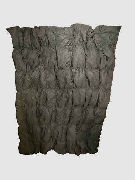 Goose Feather Down Comforter, 100% Egyptian Cotton Black (Size: Queen 90 x 90) _ gallery
