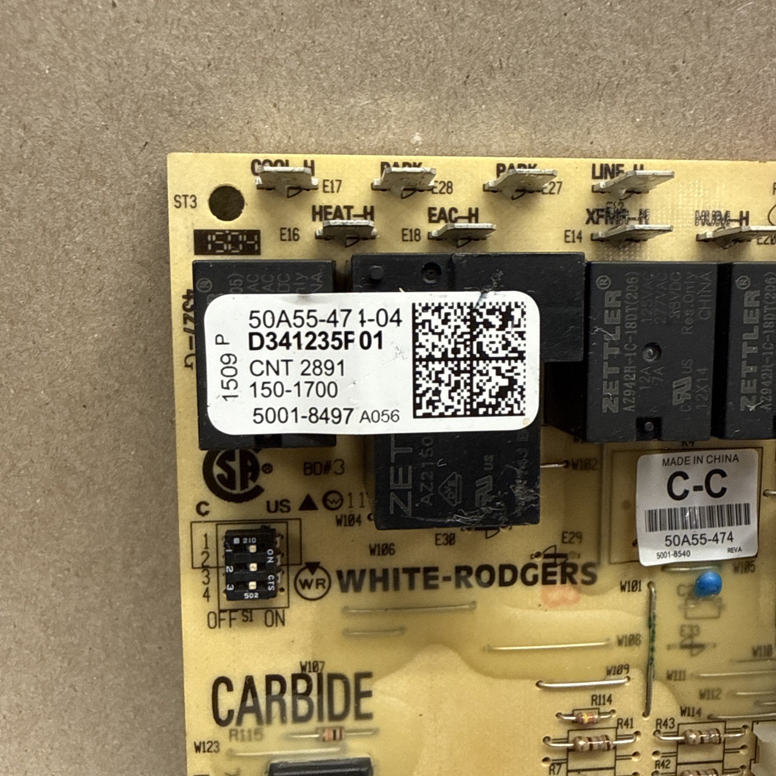 TESTED Furnace Control Circuit Board 50A55-474-04 D341235P01 White-Rodgers B12 gallery