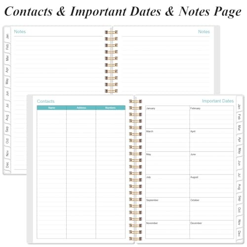2026 Planner - Planner 2026 from January 2026 - December 6.4" x 8.5" Flower-F gallery