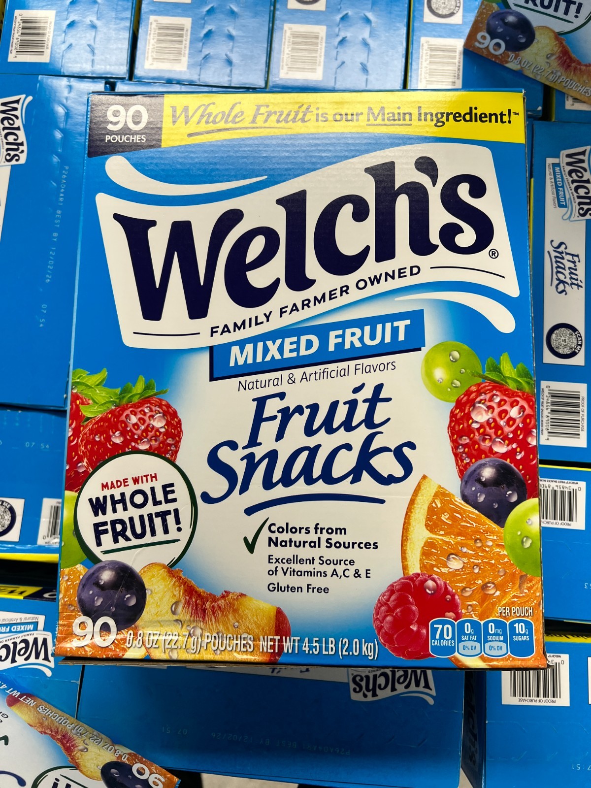 Welch's Mixed Fruit Fruit Snacks 90 Count, Exp: 12/02/26 gallery
