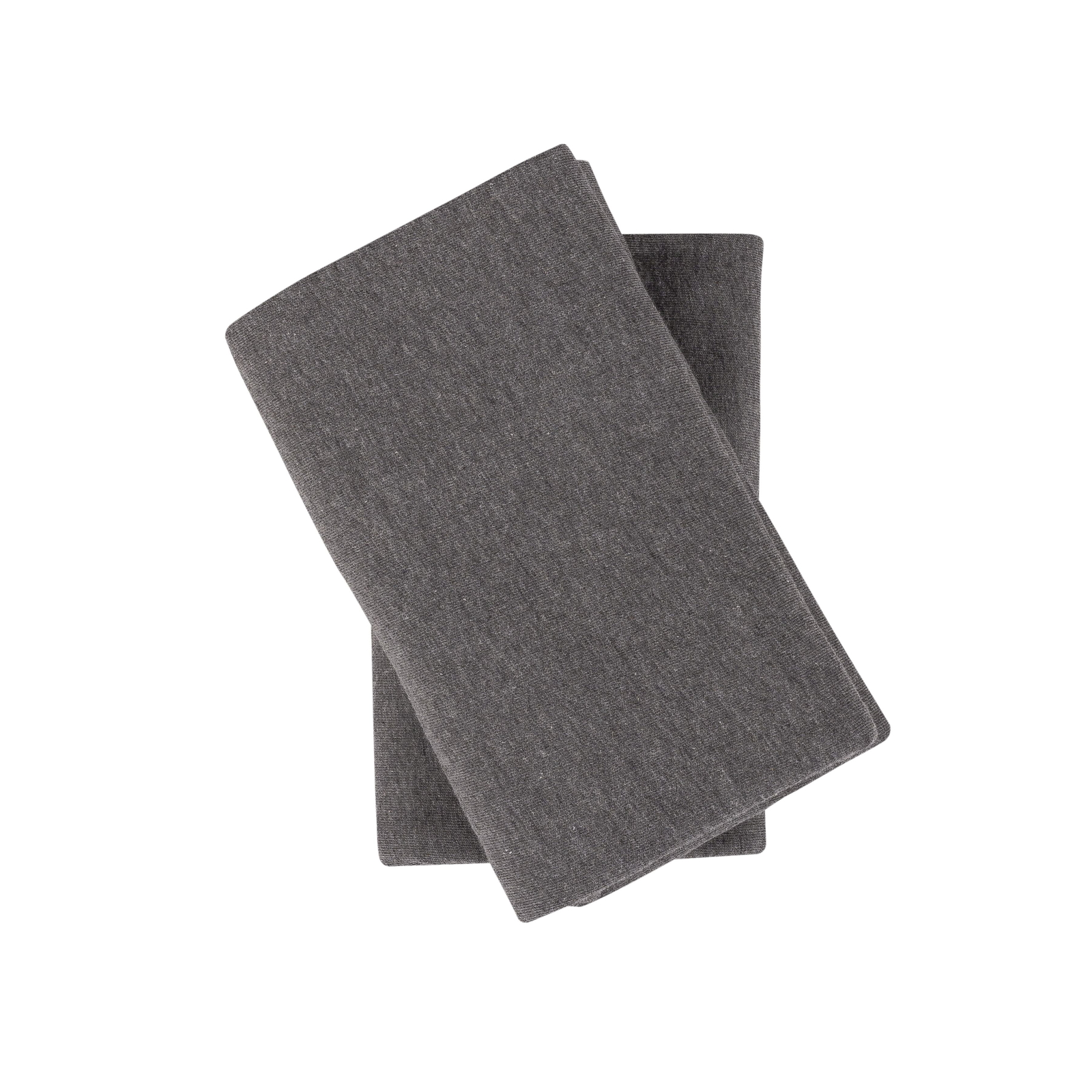 Mainstays Jersey Extra Soft Pillowcase Set, Standard/Queen Charcoal Grey 2 Piece gallery