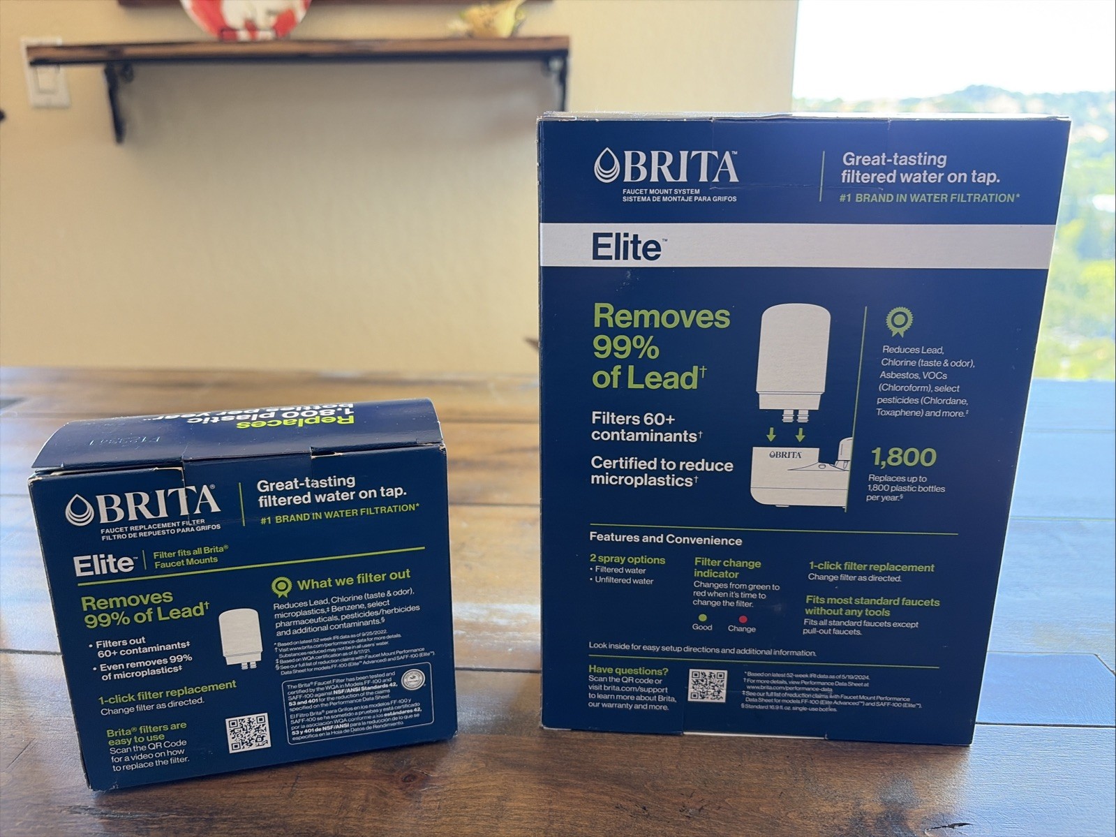 Brita Elite Faucet Mount Filtration System White Removes 99% Lead 2 EXTRA FILTER gallery