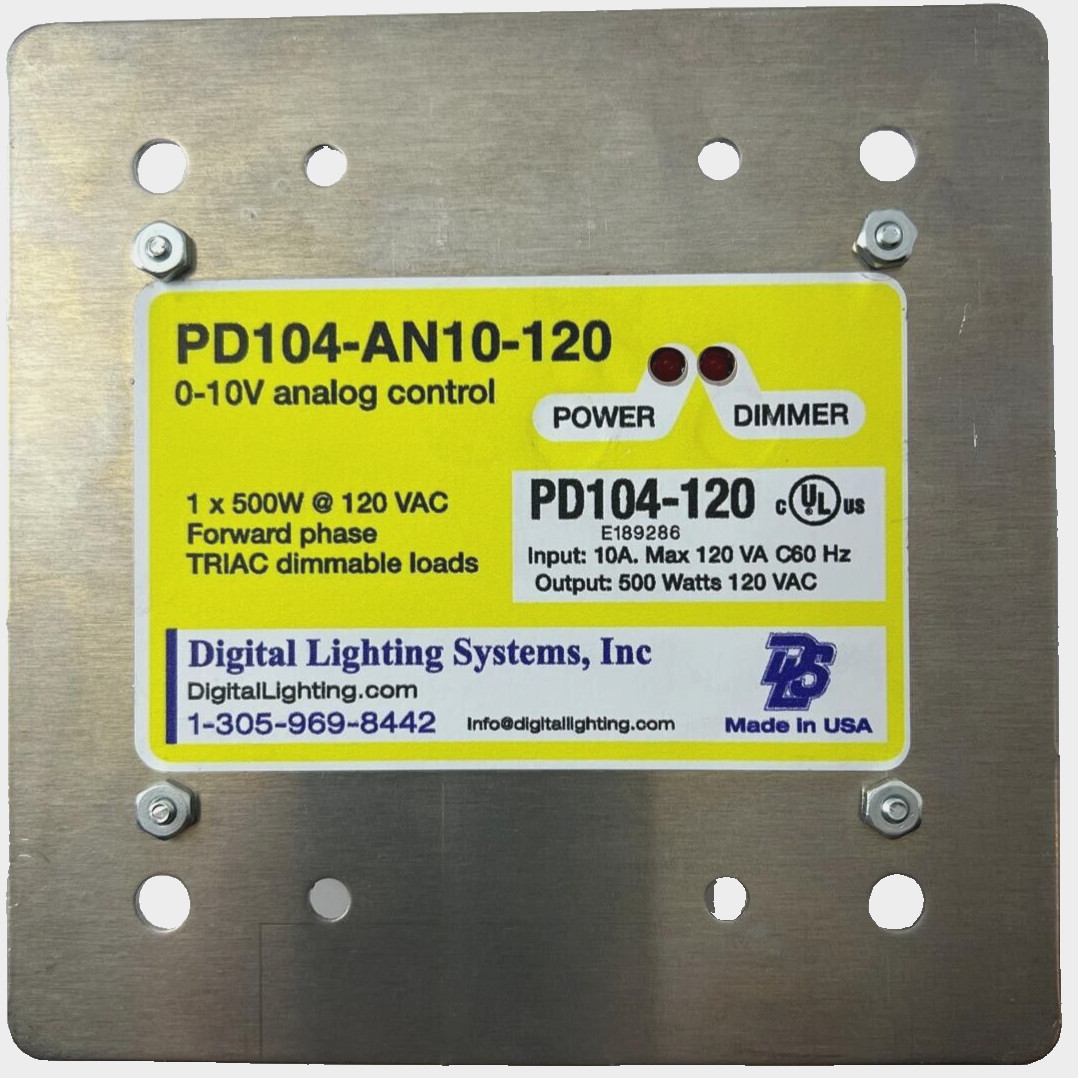 PD104-AN10-120 ; 0-10V dimmer Module, Triac, LED 500W 120V UL listed Made in USA gallery