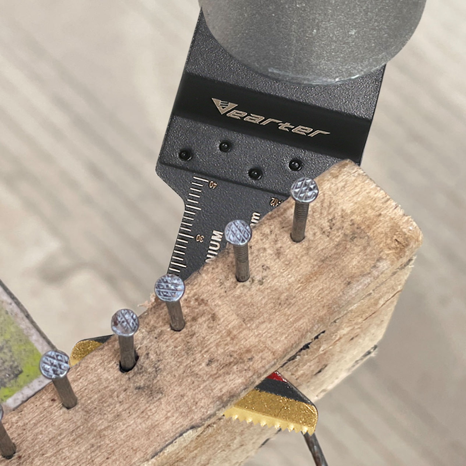 Vearter 5Pcs 44mm Bi-Metal Multi Tool Oscillating Saw Blade Wood Metal Cutter gallery
