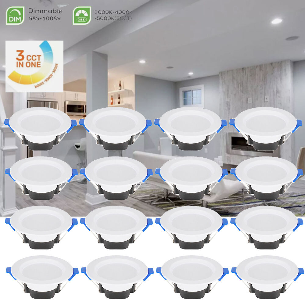 10 Pack 4 Inch Commercial Canless LED Downlight Dimmable Recessed Ceiling Lights gallery