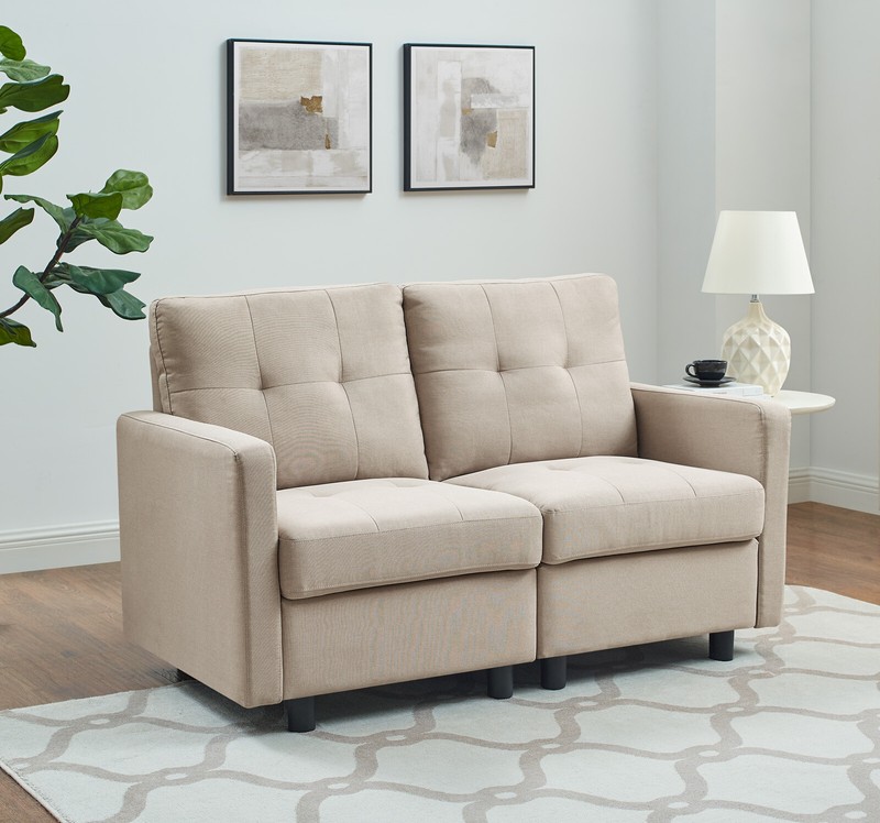 Modular Sectional Sofa Set - Modern Fabric Upholstered Couch for Living Room gallery