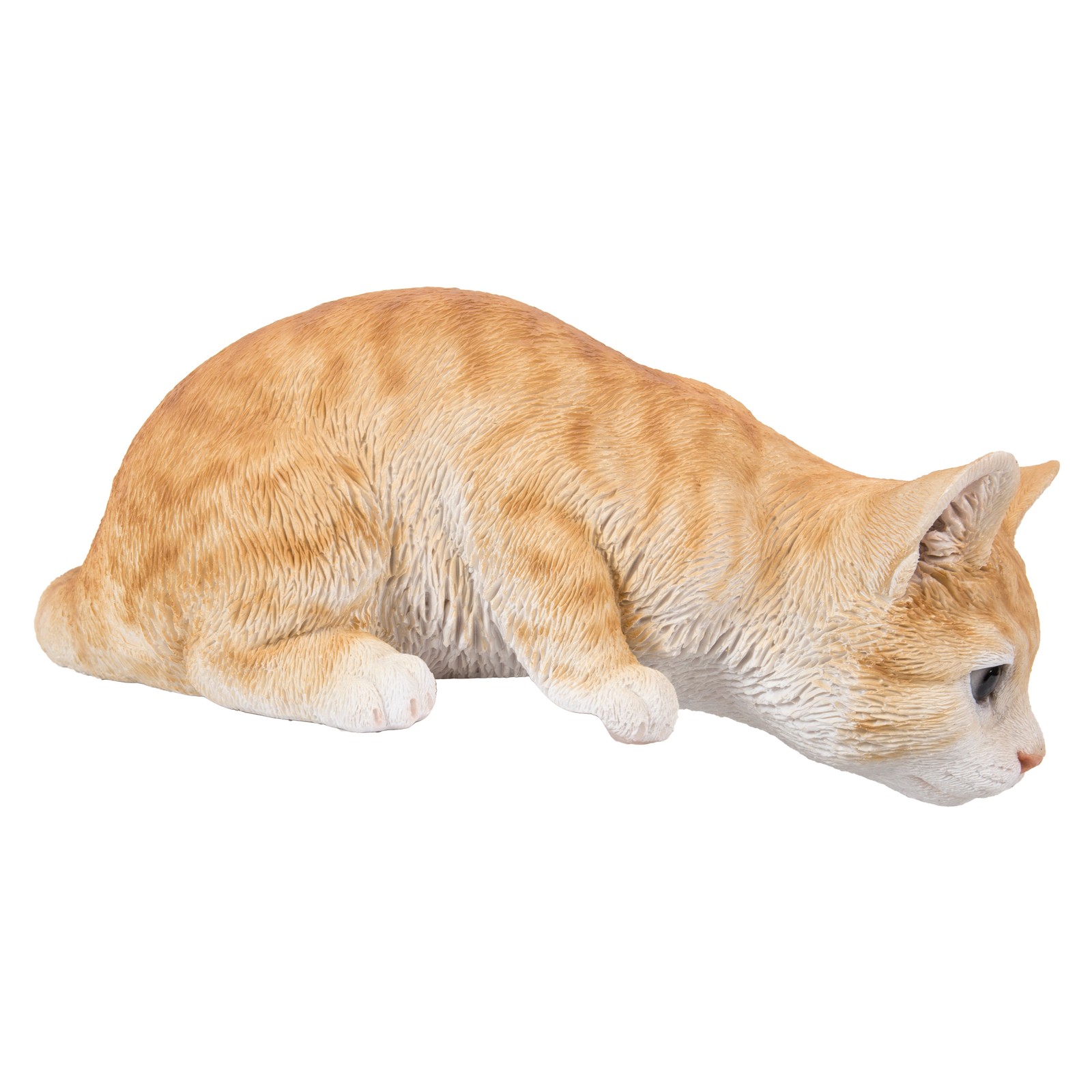 Orange Tabby Cat Looking Over Ledge Garden Statue Garden Decor Home Ornament gallery