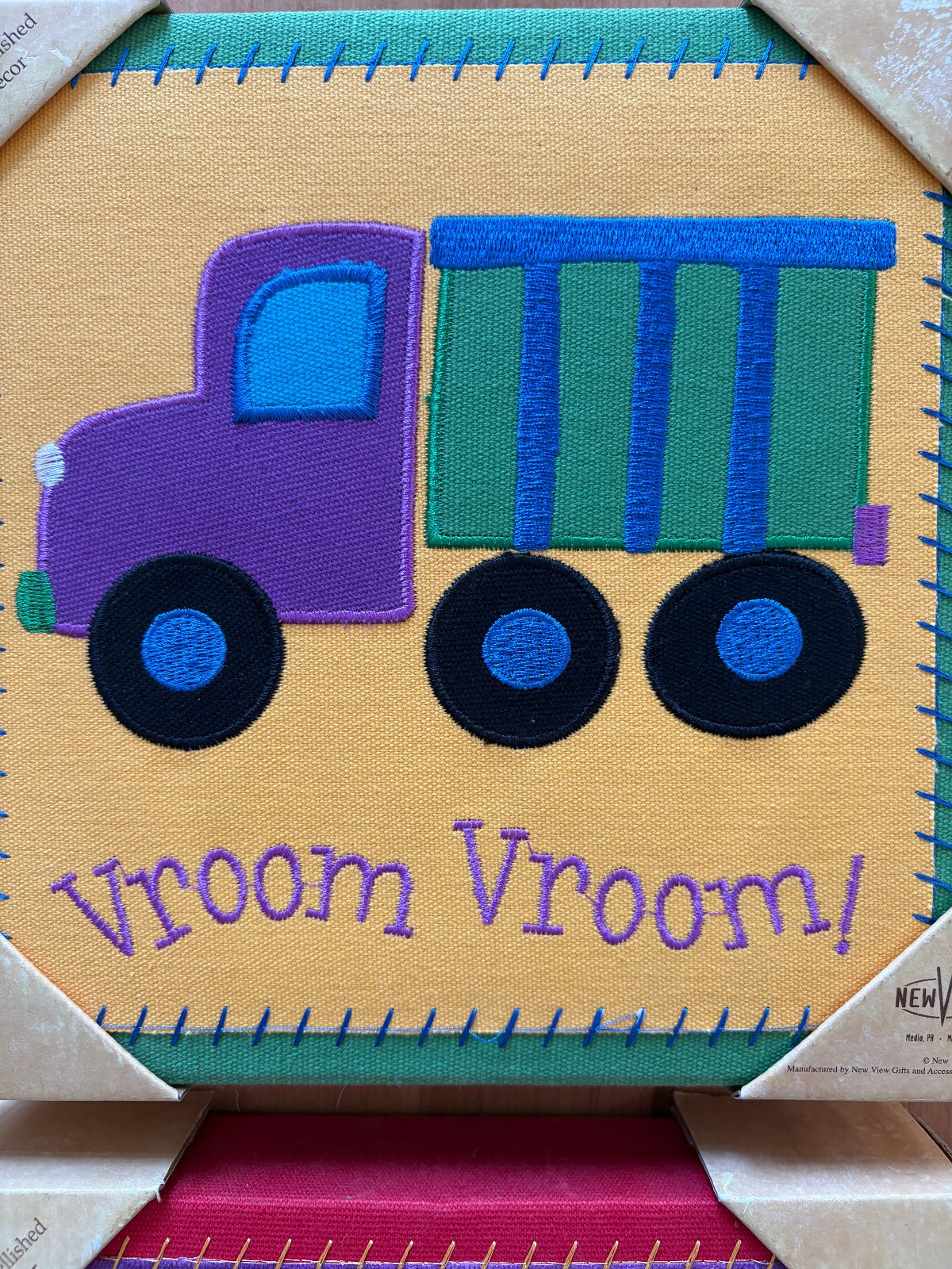 Canvas Transportation Kid Bedroom Dump Truck & Ship Primary Color Wall Decor Art gallery
