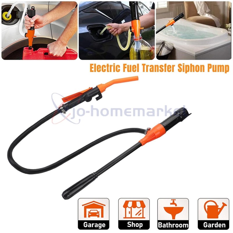 Battery Powered Electric Fuel Transfer Pump Portable Gas Oil Liquid Pump gallery