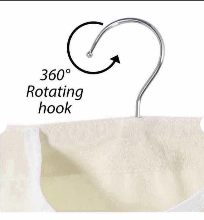 CANVAS CLOTHESPIN BAG W ROTATING HANGING HOOK 15”x11” HOLDS 100 CLOTHESPINS gallery