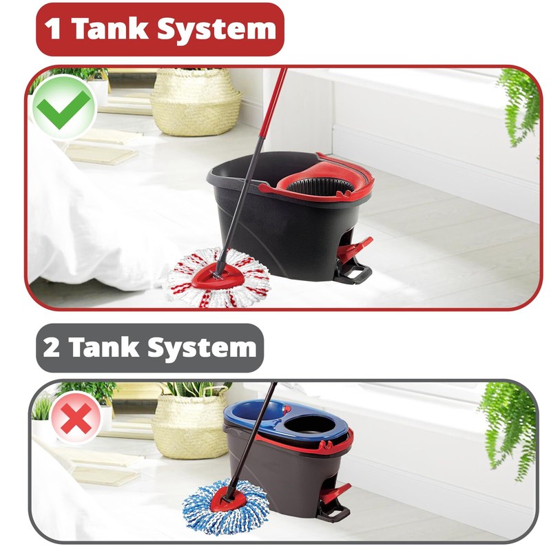 Spin Mop Head Replacement 2 Pack 40% More Cleaning Power Mop Replace Head Deep C gallery