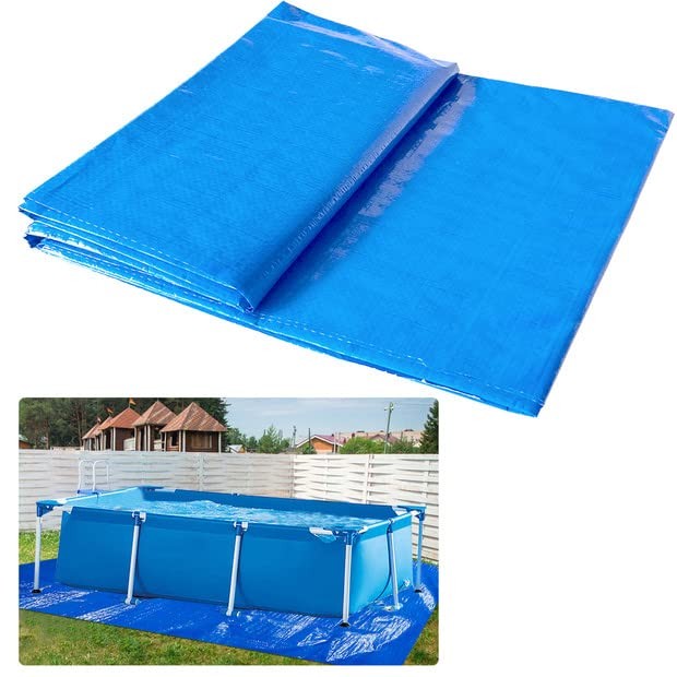 Rectangular Frame Pool Ground Cloth – Waterproof Liner Pad for Above Ground