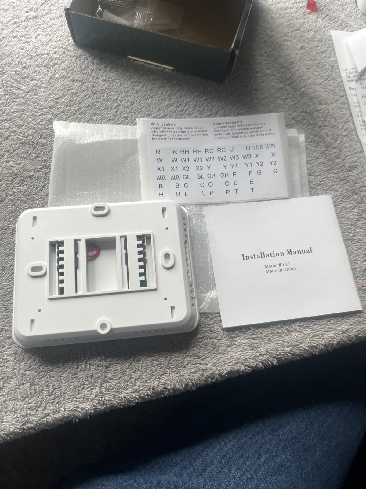 NEW Mroinge No 701 Digital Non-Programmable Thermostats Heat/Cool/Off Untested gallery