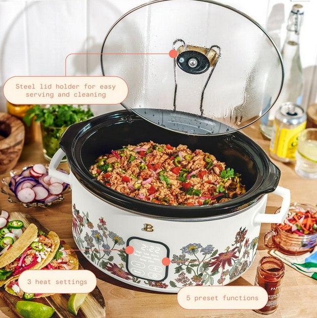 Beautiful 6 Qt Programmable Slow Cooker by Drew Barrymore, Multiple Colors gallery