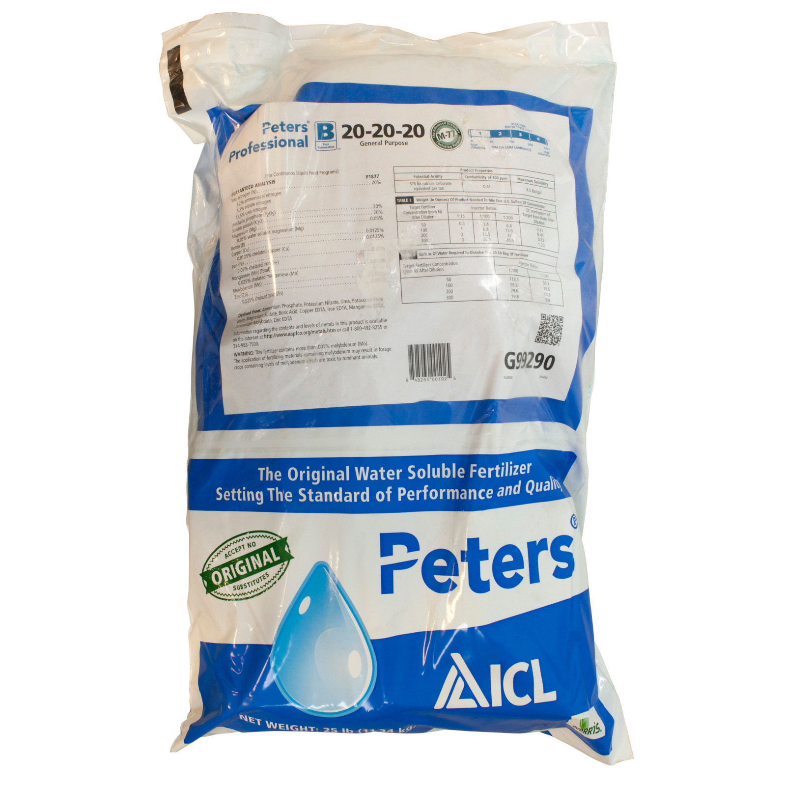 Peters Professional 20-20-20 General Purpose Fertilizing ( 25 Lbs ) MPN G99290 gallery