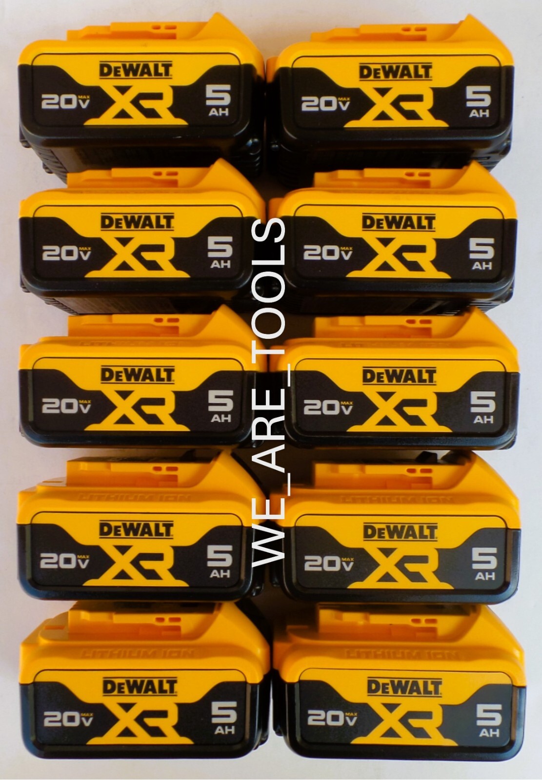(10) Dewalt 20V DCB205 5.0 Batteries For Drill, Saw, Grinder 20 Volt gallery