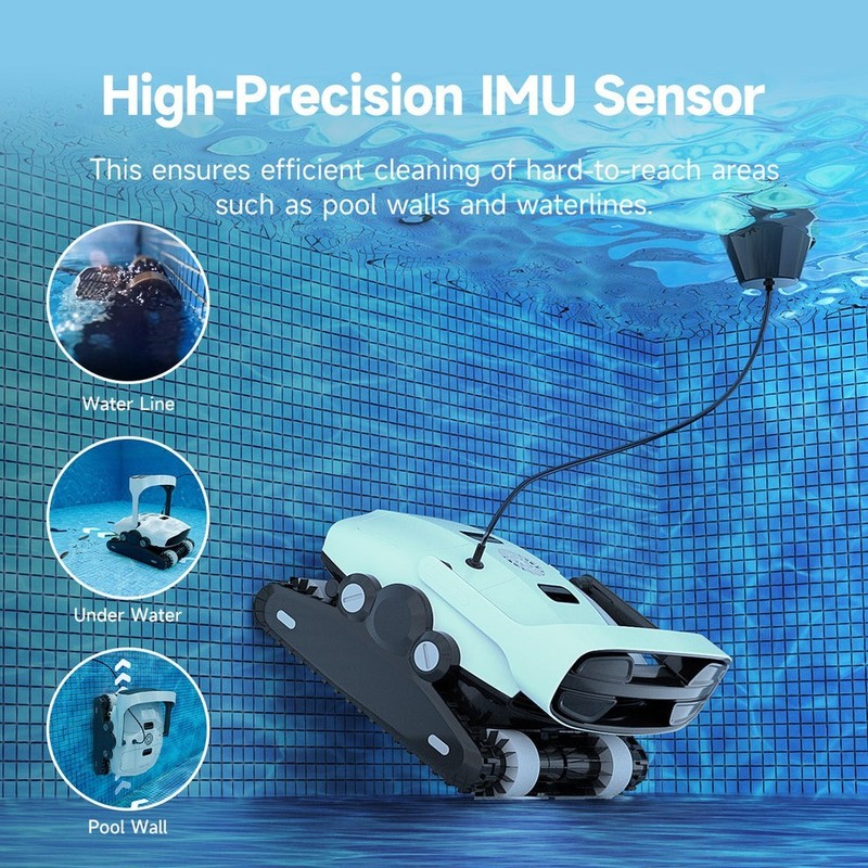 Lydsto P1 Max Robotic Pool Cleaner Wall Climbing, Automatic Charging gallery