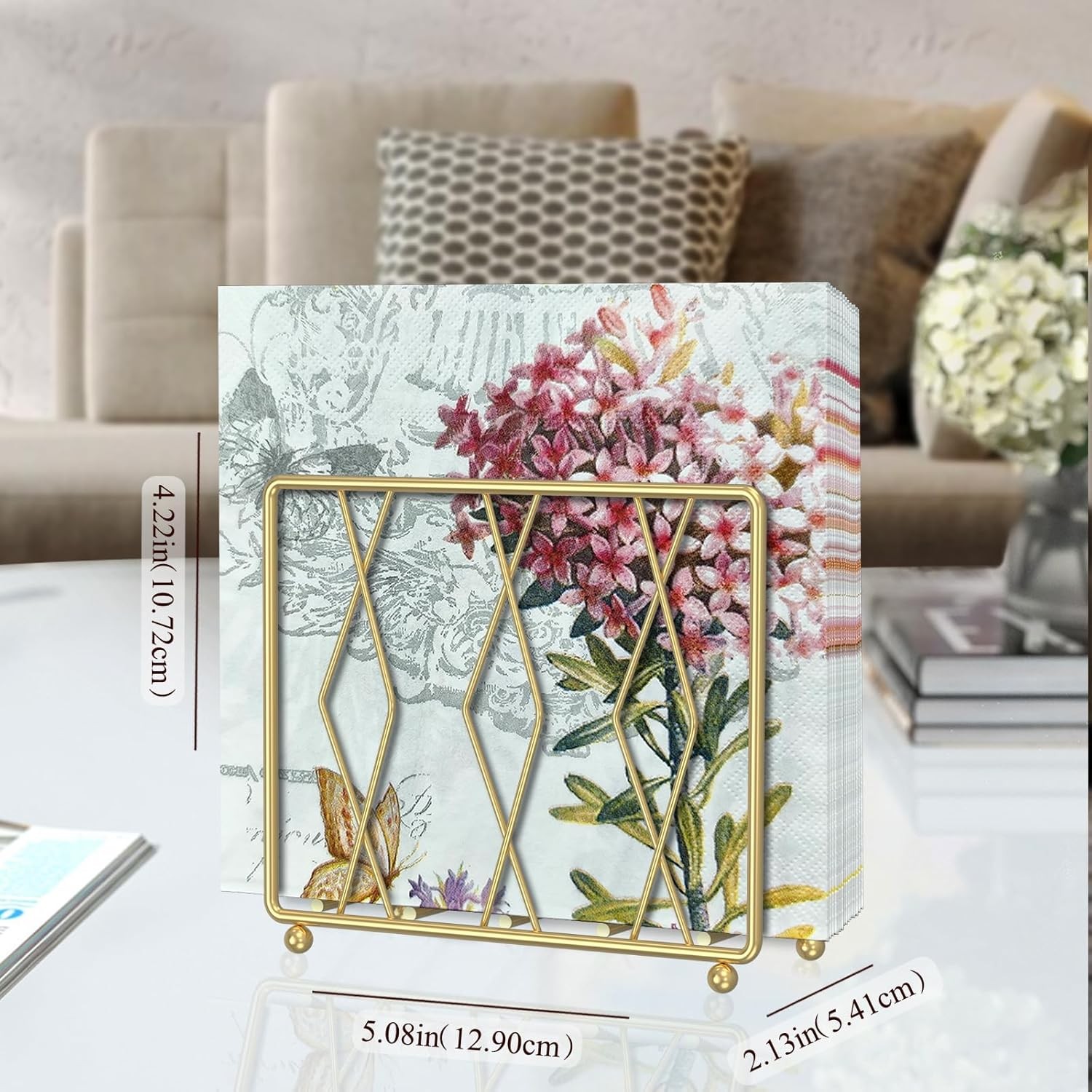 Napkin Holder for Table, Modern Metal Napkin Holders for Paper Napkins & Kitchen gallery