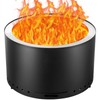 VEVOR Smokeless Fire Pit Stove Bonfire 28 in Dia Wood Burning Stainless Steel gallery