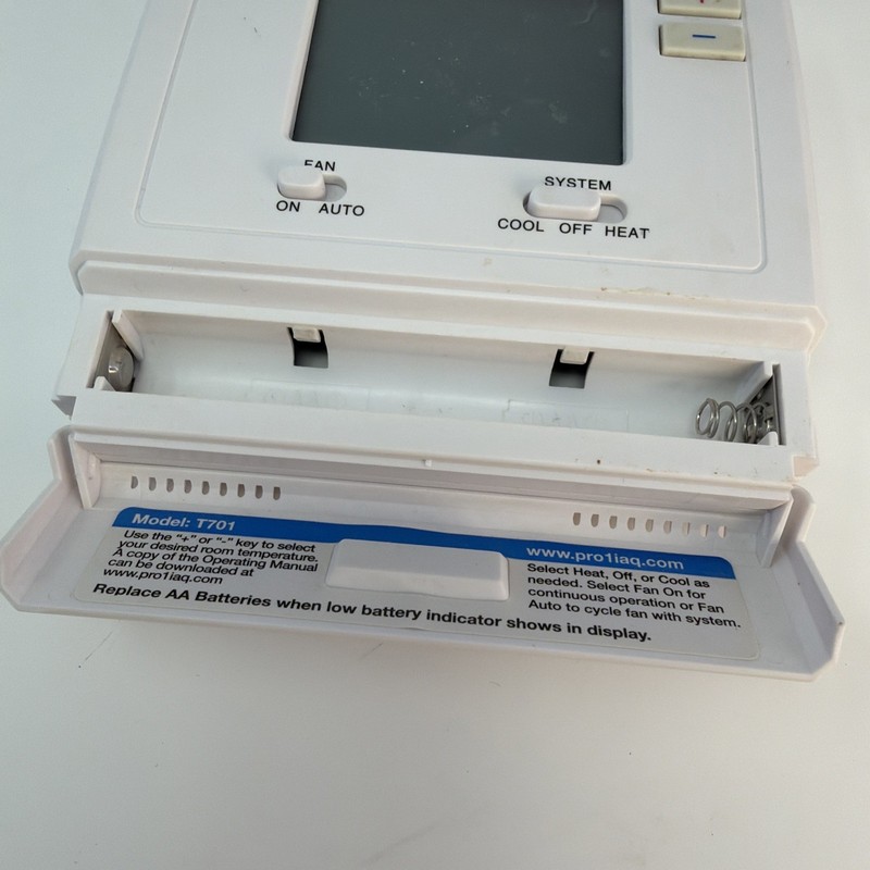 PRO1 IAQ T701 White Non-Programmable Electronic Thermostat gallery