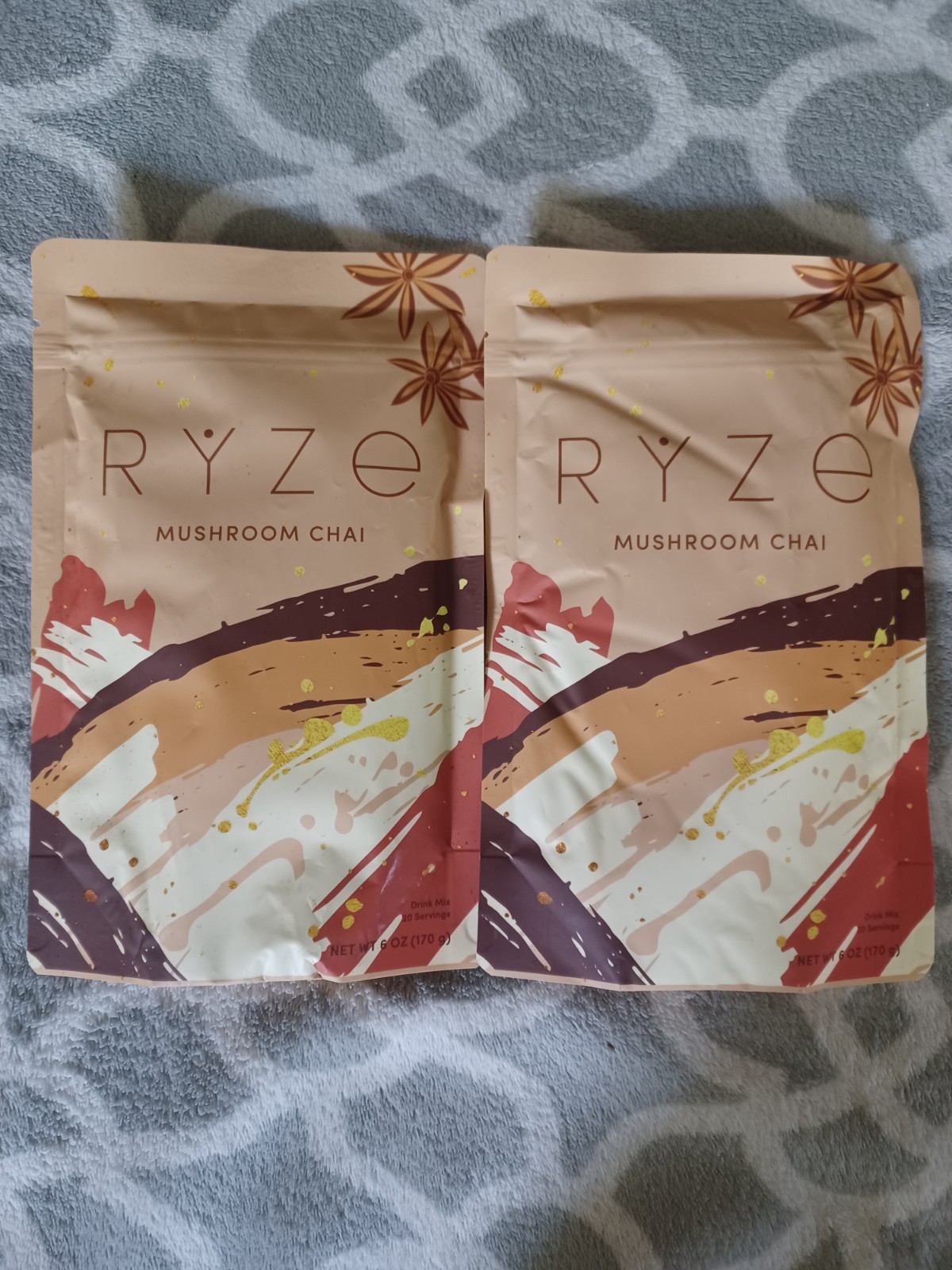 2x RŸZE Mushroom Chai With 6 Adaptogenic Mushrooms Beverage Powder Exp. 02/2027 gallery