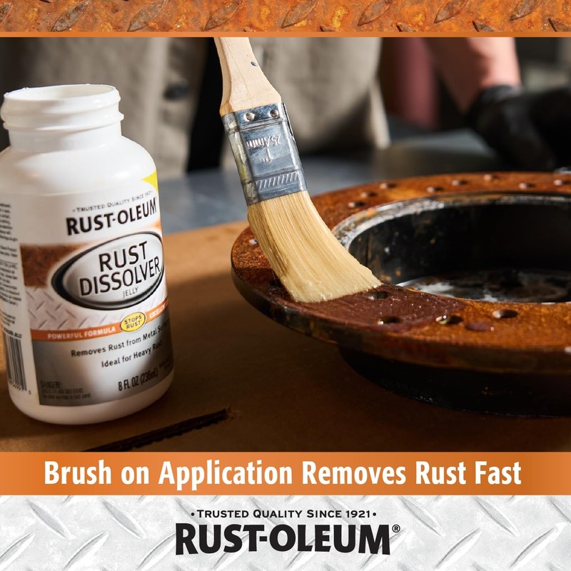 Rust-Oleum Rust Dissolver Jelly | Heavy-Duty 8 Fl Oz (Pack of 1), No Color gallery