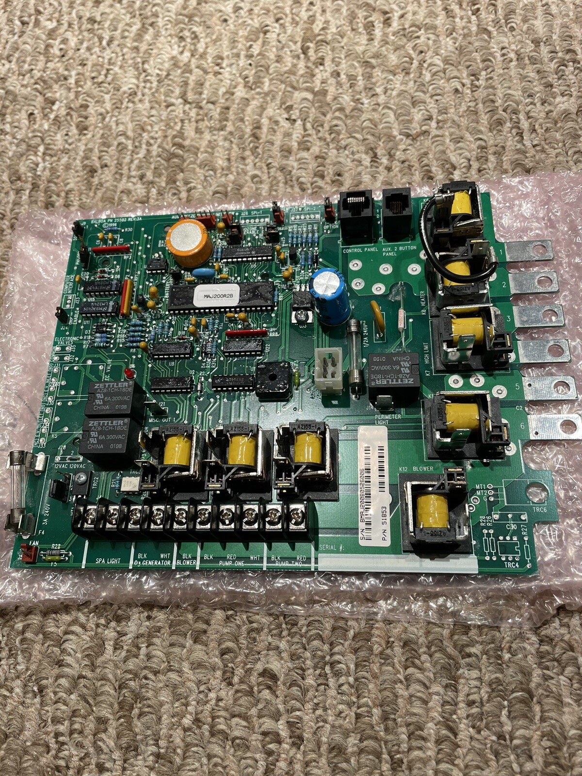 ARTESIAN SPA PC BOARD MAJ200R2B 51853 gallery