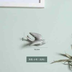 Ceramic Swallows Wall Mounted Simulation Bird Flying Ornament Wall Hanging Decor