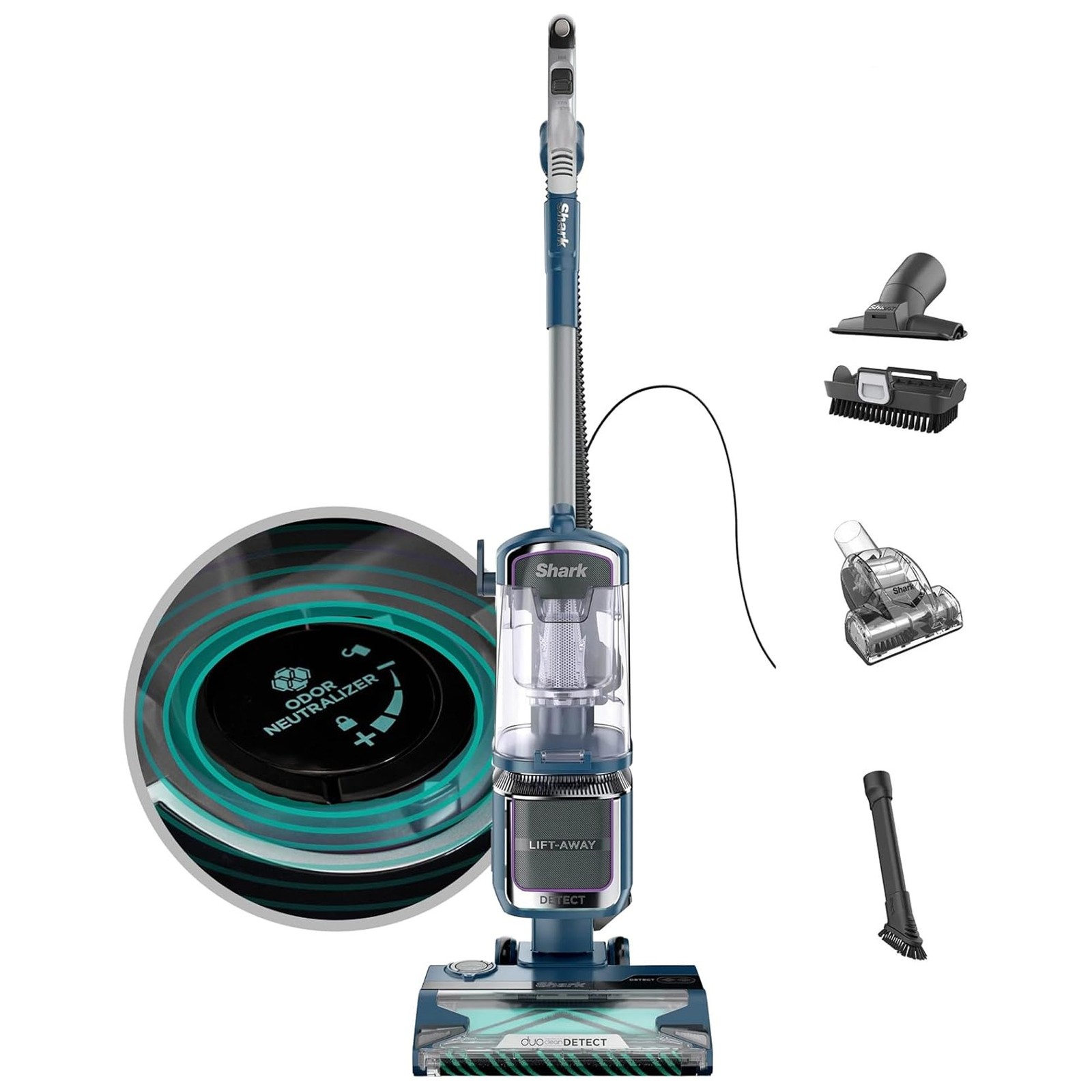 Shark Detect Performance Lift-Away Upright Vacuum, Navy (Certified Refurbished) gallery