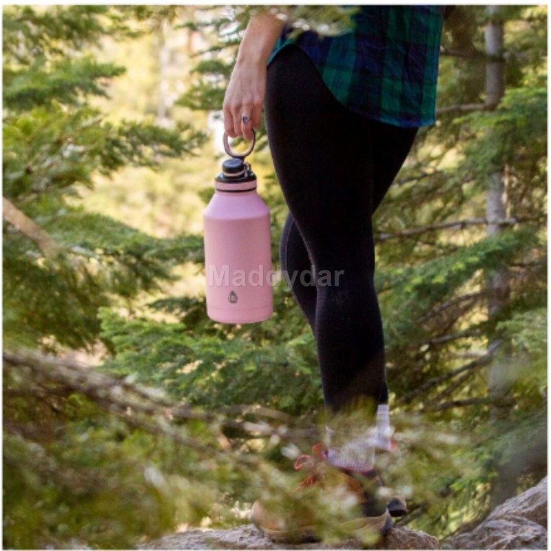 TAL Ranger 64 Oz Solid Print Stainless Steel Water Bottle With Wide Mouth Lid gallery