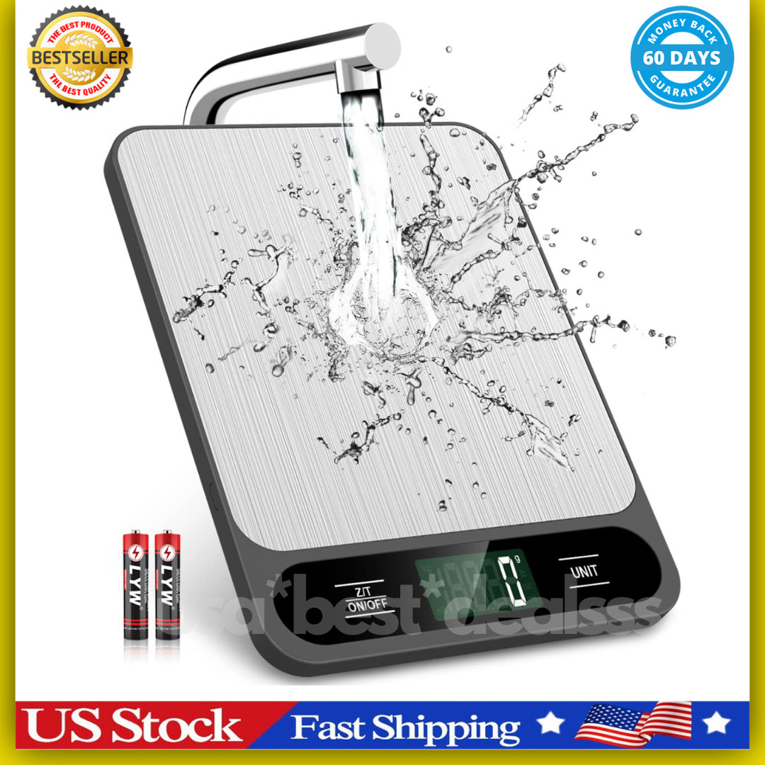 Food Scale, 10kg/22lb Digital Kitchen Scale Weight Grams and Ounces for Baking gallery