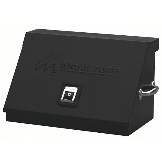 Montezuma Triangle Top Chest, Sm200b Black, Steel, 23-1/2 In W X 13-3/4 In D gallery