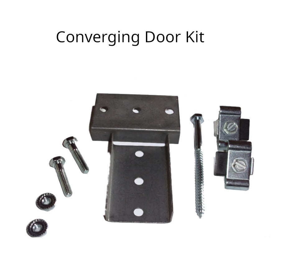 DOUBLE Pocket Door Frame Kits w/ 4-Wheel Ball Bearing Hangers- 2 x 4 gallery