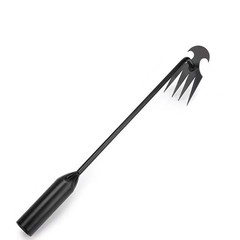 4-Teeth Weed Pulling Tool Portable Weed Puller Weeder Digger Rake Gardening